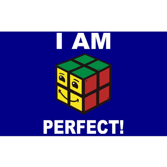 I Am Perfect Funny Retro Cube Meme Bumper Sticker