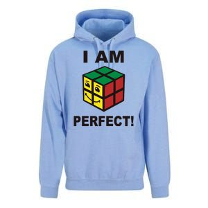 I Am Perfect Funny Retro Cube Meme Unisex Surf Hoodie