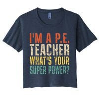 I'm A P.E. Teacher What's Your Super Power ? Funny Crop Top