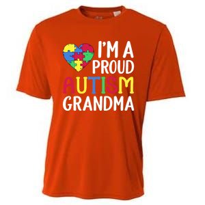 Im A Proud Autism Grandma Awareness Gift Cooling Performance Crew T-Shirt