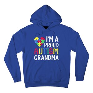 Im A Proud Autism Grandma Awareness Gift Hoodie