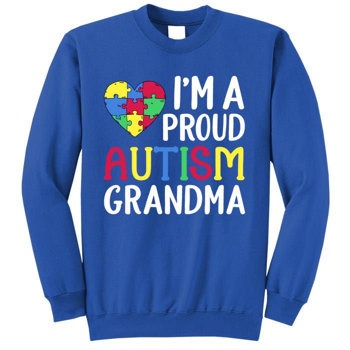 Im A Proud Autism Grandma Awareness Gift Sweatshirt