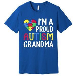 Im A Proud Autism Grandma Awareness Gift Premium T-Shirt