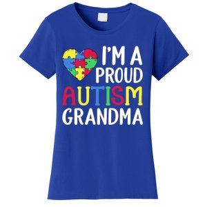 Im A Proud Autism Grandma Awareness Gift Women's T-Shirt