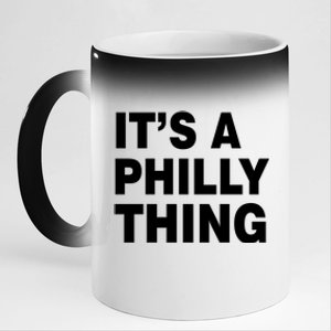 Its A Philly Thing Philadelphia Fan 11oz Black Color Changing Mug