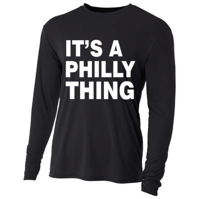 Its A Philly Thing Philadelphia Fan Cooling Performance Long Sleeve Crew