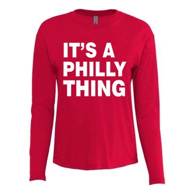 Its A Philly Thing Philadelphia Fan Womens Cotton Relaxed Long Sleeve T-Shirt