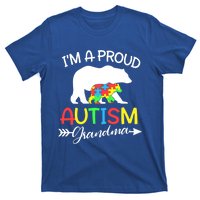 I'm A Proud Autism Grandma Bear Puzzle Autism Awareness Gift T-Shirt