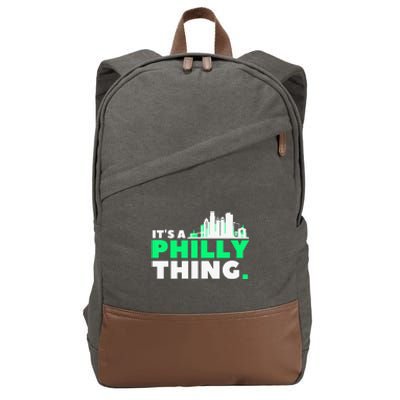 IT's A PHILLY THING Fan Its A Philadelphia Thing Cotton Canvas Backpack