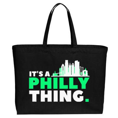 IT's A PHILLY THING Fan Its A Philadelphia Thing Cotton Canvas Jumbo Tote