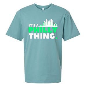 IT's A PHILLY THING Fan Its A Philadelphia Thing Sueded Cloud Jersey T-Shirt