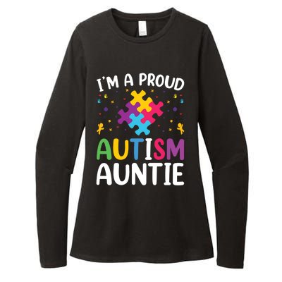 IM A Proud Autism Auntie Gift Womens CVC Long Sleeve Shirt