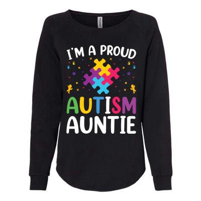 IM A Proud Autism Auntie Gift Womens California Wash Sweatshirt