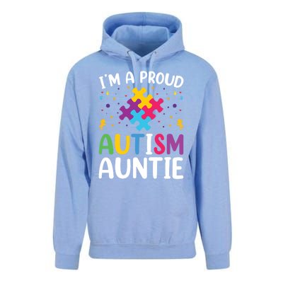 IM A Proud Autism Auntie Gift Unisex Surf Hoodie