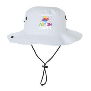 IM A Proud Autism Auntie Gift Legacy Cool Fit Booney Bucket Hat