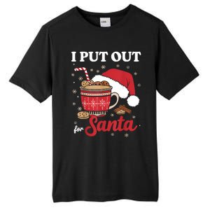 I Always Put Out For Santa Christmas Cookies And Milk Xmas Tall Fusion ChromaSoft Performance T-Shirt