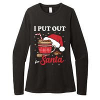 I Always Put Out For Santa Christmas Cookies And Milk Xmas Womens CVC Long Sleeve Shirt