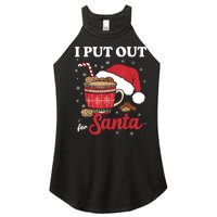 I Always Put Out For Santa Christmas Cookies And Milk Xmas Women's Perfect Tri Rocker Tank