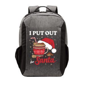 I Always Put Out For Santa Christmas Cookies And Milk Xmas Vector Backpack