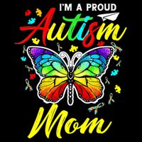 I'm A Proud Autism Mom Autism Awareness Butterfly Gifts Baby Bodysuit