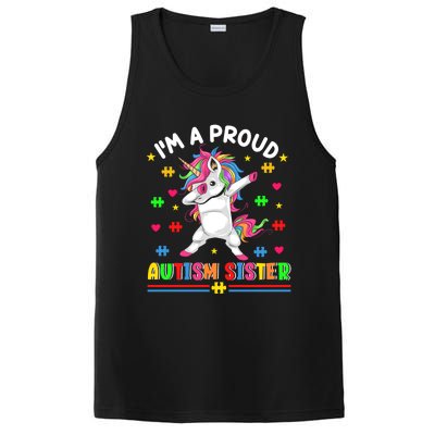 IM A Proud Autism Sister Funny Gift PosiCharge Competitor Tank