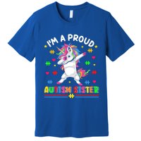 IM A Proud Autism Sister Funny Gift Premium T-Shirt