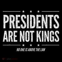 In America Presidents Are Not Kings No One Is Above The Law Bucket Hat
