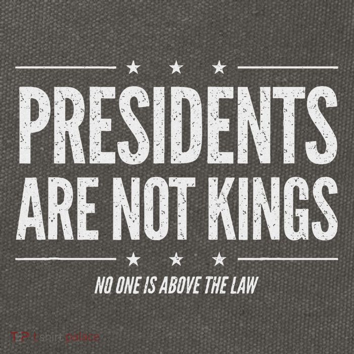 In America Presidents Are Not Kings No One Is Above The Law Cotton Canvas Backpack