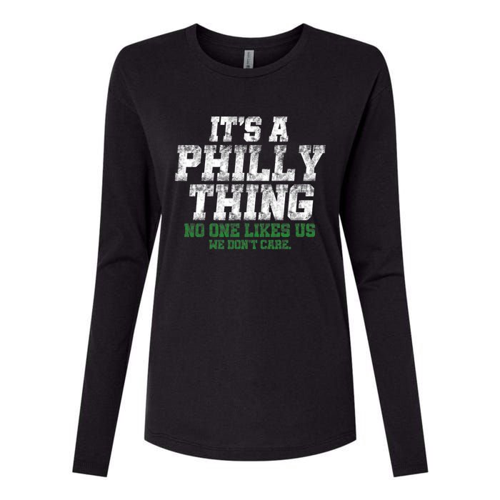 It's A Philly Thing No One Likes Us We Don't Care Philly Fan Womens Cotton Relaxed Long Sleeve T-Shirt