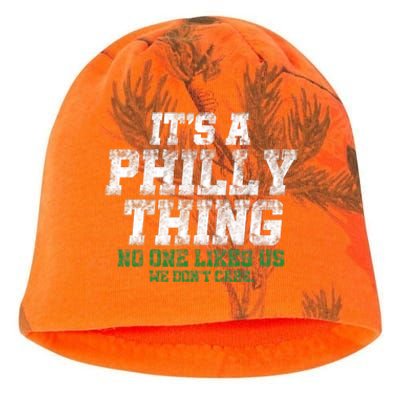 It's A Philly Thing No One Likes Us We Don't Care Philly Fan Kati - Camo Knit Beanie