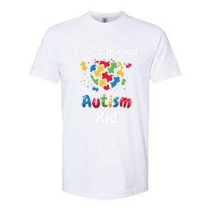 IM A Proud Autism Heart Funny Gift Softstyle CVC T-Shirt