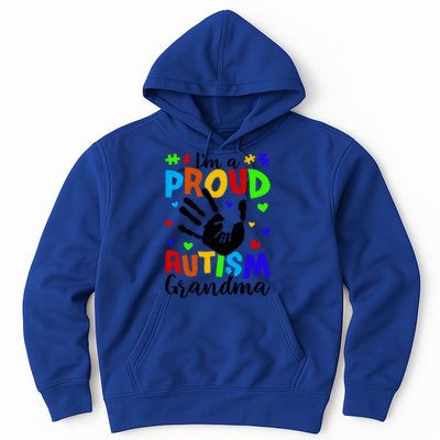 I'm A Proud Autism Grandma Autism Awareness Gift Hoodie