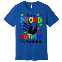 I'm A Proud Autism Grandma Autism Awareness Gift Premium T-Shirt