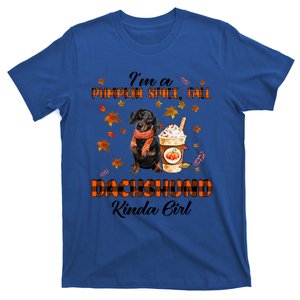 IM A Pumpkin Spice Fall And Dachshund Kinda Fall Leave Meaningful Gift T-Shirt