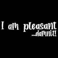 I Am Pleasant Damnit Impact Tech Backpack