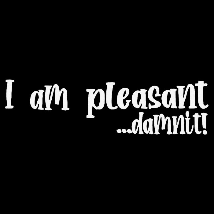 I Am Pleasant Damnit Impact Tech Backpack