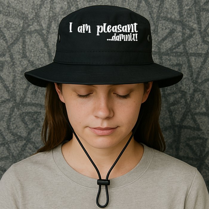 I Am Pleasant Damnit Bucket Hat