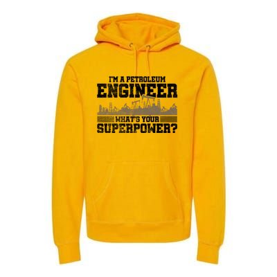 Im A Petroleum Engineer Whats Your Superpower Great Gift Premium Hoodie