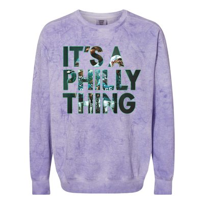 It's A Philly Thing Fan Colorblast Crewneck Sweatshirt