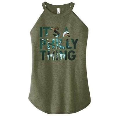 It's A Philly Thing Fan Women’s Perfect Tri Rocker Tank