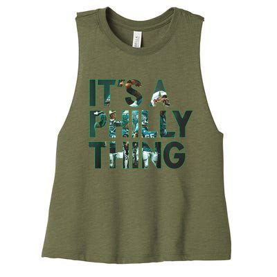 It's A Philly Thing Fan Women's Racerback Cropped Tank