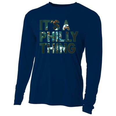 It's A Philly Thing Fan Cooling Performance Long Sleeve Crew