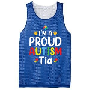 IM A Proud Autism Tia Gift Mesh Reversible Basketball Jersey Tank