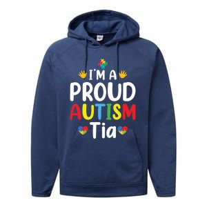 IM A Proud Autism Tia Gift Performance Fleece Hoodie