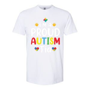 IM A Proud Autism Tia Gift Softstyle CVC T-Shirt