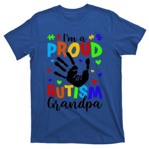 I'm A Proud Autism Grandpa Autism Awareness Great Gift T-Shirt