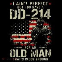 I AinT Perfect But I Do Have A Dd214 For An Old Man Baby Bodysuit