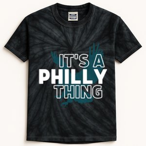 It's A Philly Thing Its A Philadelphia Thing Fan Design Kids Tie-Dye T-Shirt