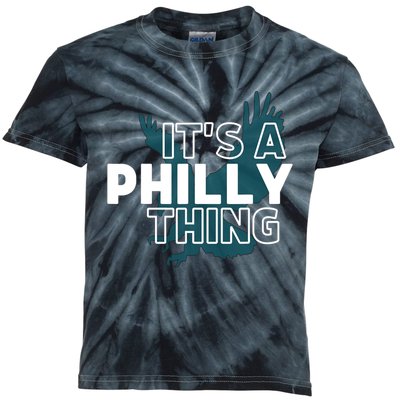 It's A Philly Thing Its A Philadelphia Thing Fan Design Kids Tie-Dye T-Shirt