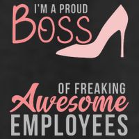 Im A Proud Boss Of Freaking Awesome Employees Adult Drive Performance Visor
